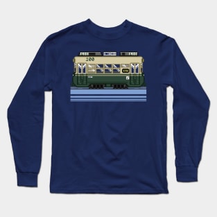 Pixelart Tram Long Sleeve T-Shirt